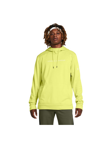 Суитшърт Under Armour Armour Fleece Wordmark Hd Lime Yellow L