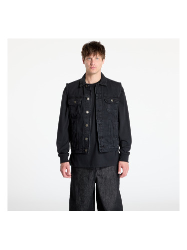 Елек Urban Classics Denim Vest Black Raw M