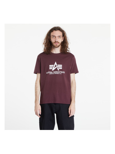 Тениска Alpha Industries Basic Tee Dark Wine S