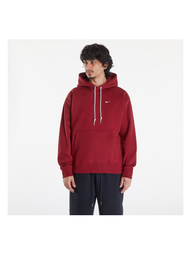 Суитшърт Nike Solo Swoosh Men's Fleece Pullover Hoodie Team Red/ White XS