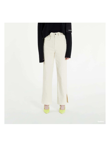 Панталони Sixth June Slit Wide Leg Pants Cream XS