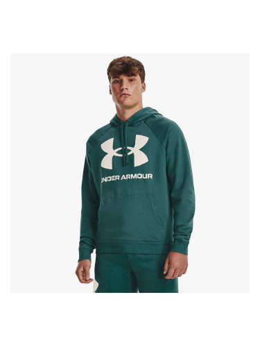 Суитшърт Under Armour Rival Fleece Big Logo Hoodie Green L