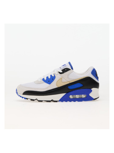 Сникърси Nike Air Max 90 Premium White/ Khaki-Racer Blue-Black EUR 40.5