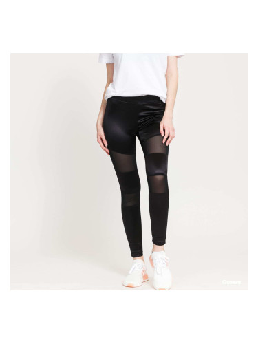 Клинове Urban Classics Ladies Shiny Tech Mesh Leggings Black S