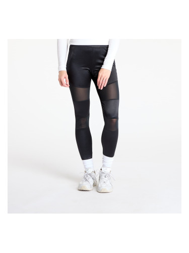 Легени Urban Classics Ladies Shiny Tech Mesh Leggings Black S
