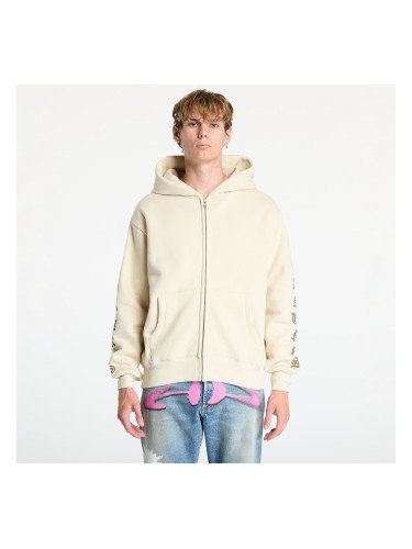 Суитшърт PLEASURES Oe Zip Up Hoodie Natural S