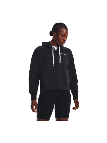 Суитшърт Under Armour Essential Script Fz Black L