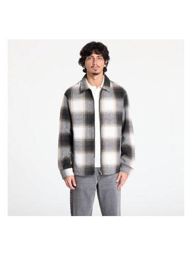 Яке Urban Classics Zipped Shirt Jacket Wet Sand/ Black L