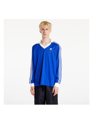 Тениска adidas Pique Long Sleeve Semi Lucid Blue L