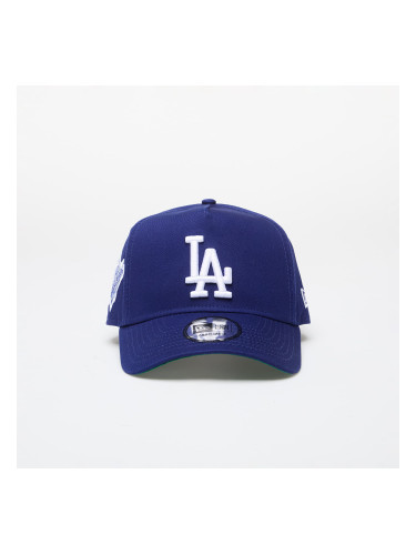 Шапка New Era MLB Los Angeles Dodgers Side Patch 9FORTY E-Frame Adjustable Cap Dark Royal Universal