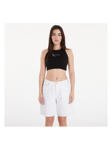 Karl Kani Small Signature Essential Racer Rib Top Black XS