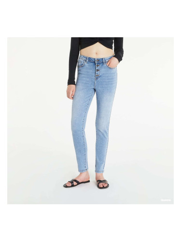 Дънки Noisy May Agnes HW Ankle Button Skinny Jeans Blue W29/L32