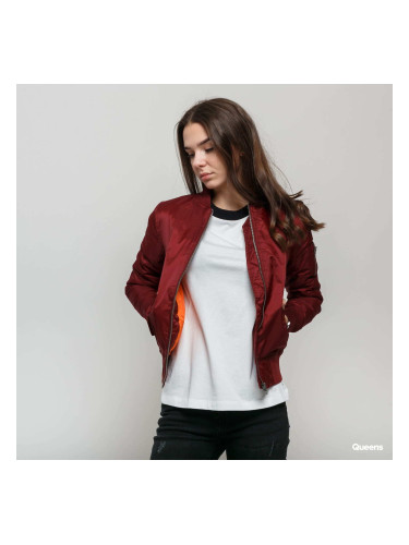 Яке Urban Classics Ladies Basic Bomber Jacket Wine XS