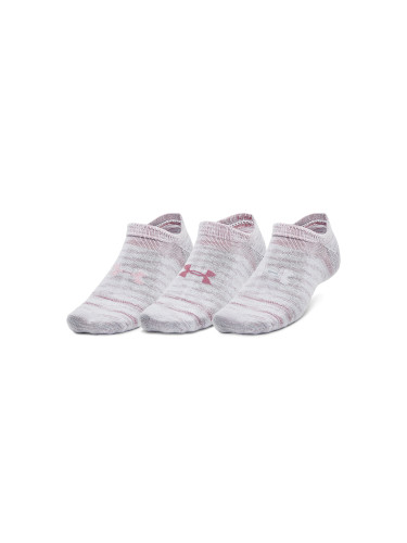 Under Armour Essential No Show 3-Pack White 100 S