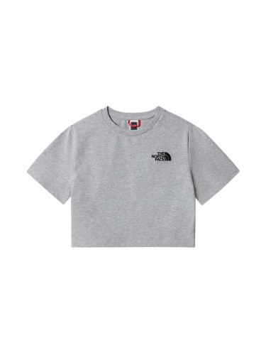 Топ The North Face Crop T Grey L