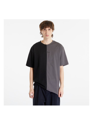 Тениска Karl Kani Small Signature Split Tee Black/ Anthracite S