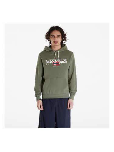 Суитшърт Napapijri B-Aylmer Hoodie Green Lichen S