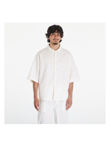 Риза Urban Classics Boxy Cotton Linen Shirt White Sand L