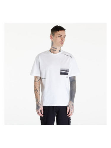 Тениска Calvin Klein Jeans Serenity Back Graphic White M