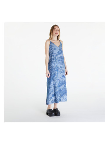 Облекло Tommy Jeans Chambray Sleeveless Maxi Dress Hawaiian Denim Laser S