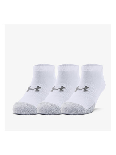 Under Armour Heatgear No Show Socks White XL
