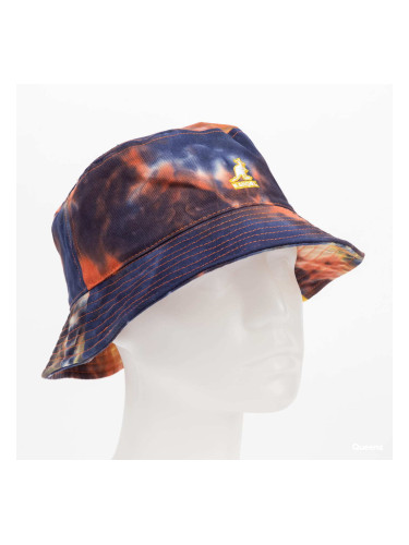 KANGOL Tie Dye Bucket Navy/ Light Red/ Yellow M