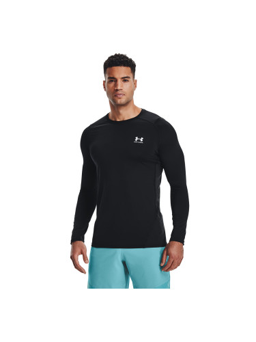 Тениска Under Armour Hg Armour Fitted Ls Black XXL