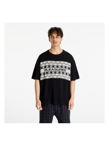 Пуловер PLEASURES Check Knit Shirt Black S