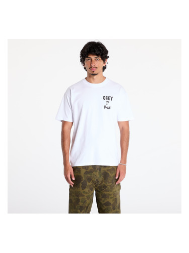 Тениска OBEY Obey Has A Posse T-Shirt White M