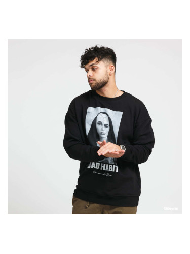 Суитшърт Urban Classics Bad Habit Crewneck Black S