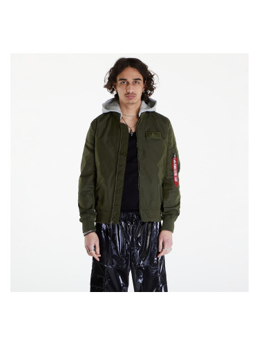 Яке Alpha Industries MA-1 TT Hood Dark Green M