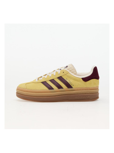 Сникърси adidas Gazelle Bold W Almost Yellow/ Maroon/ Wonder White EUR 39 1/3