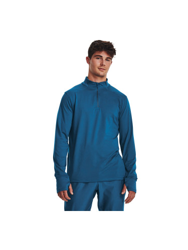 Тениска Under Armour Qualifier Run 1/4 Zip Varsity Blue L