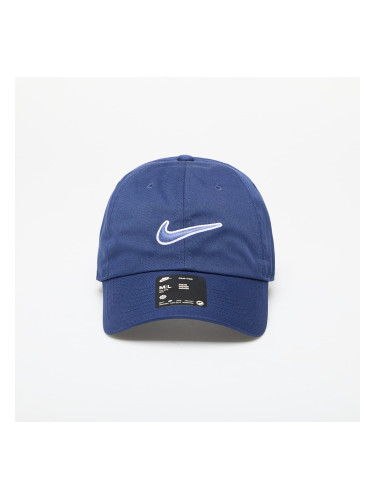 Шапка Nike Club Unstructured Swoosh Cap Midnight Navy/ Midnight Navy M/L