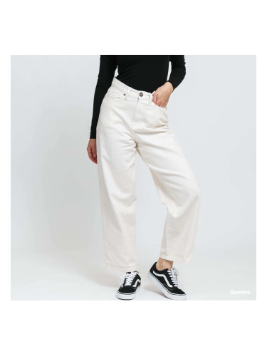 Панталони Urban Classics Ladies High Waist Wide Leg Cropped Denim Pants White W31