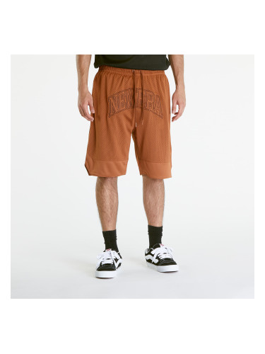 Къси панталони New Era Arch Logo Mesh Shorts Brown L