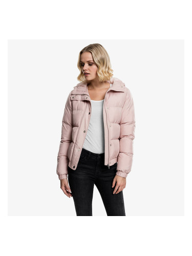 Яке Urban Classics Ladies Hooded Puffer Jacket Light Pink XS