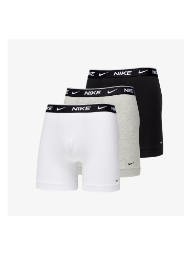 Nike Dri-FIT Boxer Brief 3-Pack C/O Black/ Melange Grey/ White S