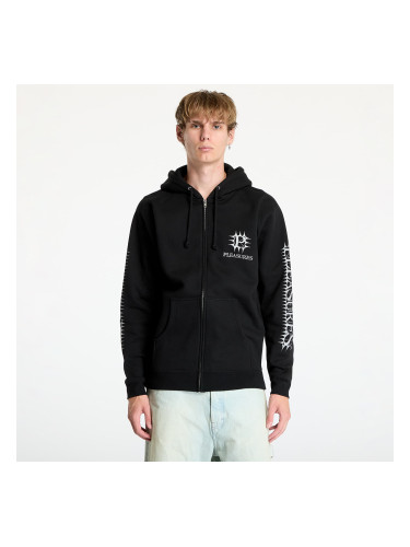 Суитшърт PLEASURES Spike Zip Hoodie Black S