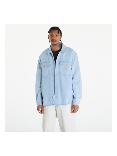 Риза Carhartt WIP Harvey Shirt Jacket UNISEX Blue Stone Bleached XS