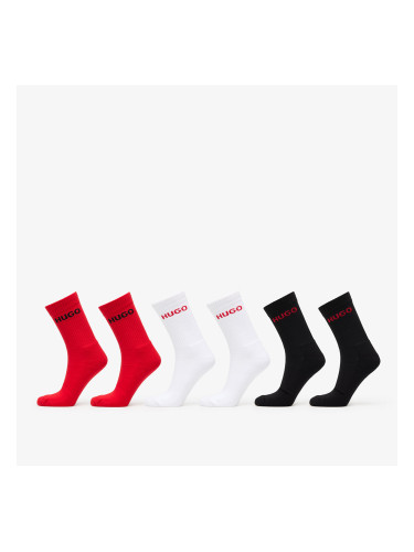 Hugo Boss Rib Logo Socks 6-Pack Multicolor 39-42