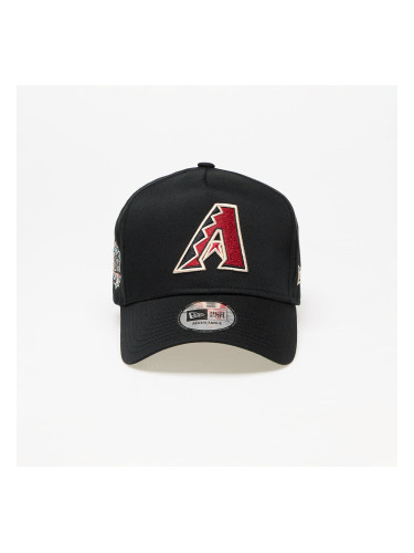 Шапка New Era Arizona Diamondbacks World Series Patch 9FORTY E-Frame Adjustable Cap Black/ Kelly Green Universal