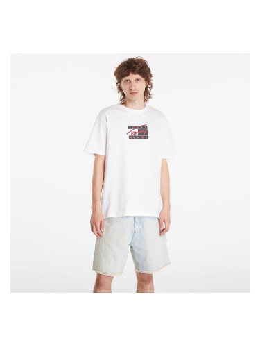 Тениска Tommy Jeans Regular Street Flag Tee White S