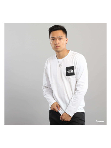 Тениска The North Face M L/S Fine Tee White XXXL