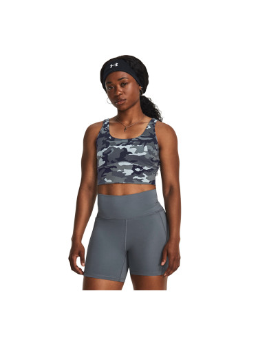 Under Armour Meridian Fitted Croptankprnt Harbor Blue M