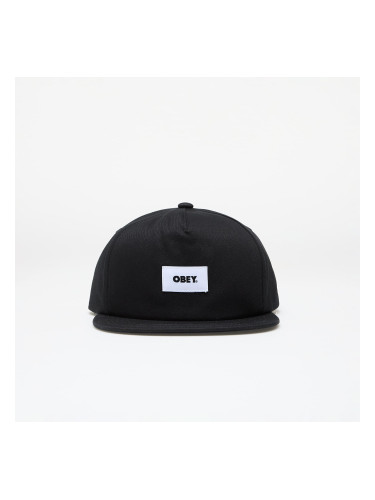 Шапка OBEY Bold Label Organic Strapback II Black Universal