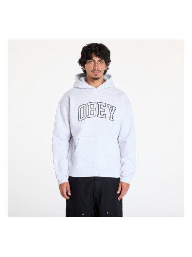 Суитшърт OBEY Collegiate Extra Heavy Hoodie II Ash Grey M