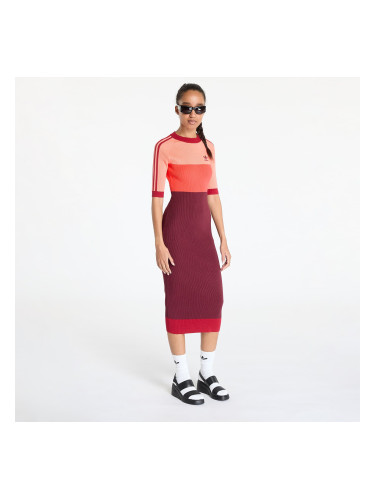 Рокля adidas x KSENIASCHNAIDER Knitted Dress Coral Fusion/ Bright Red/ Shadow Red XL