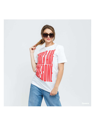 Тениска Girls Are Awesome Stand Tall Tee White XS