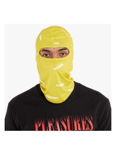 Шапка PLEASURES Mini Stamp Balaclava Lime Universal